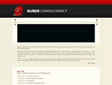 Tablet Screenshot of kuberconsultancy.com